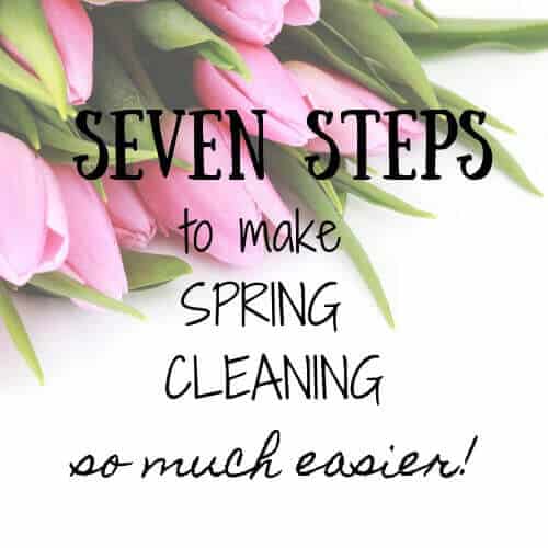Seven steps to simplify Spring Cleaning