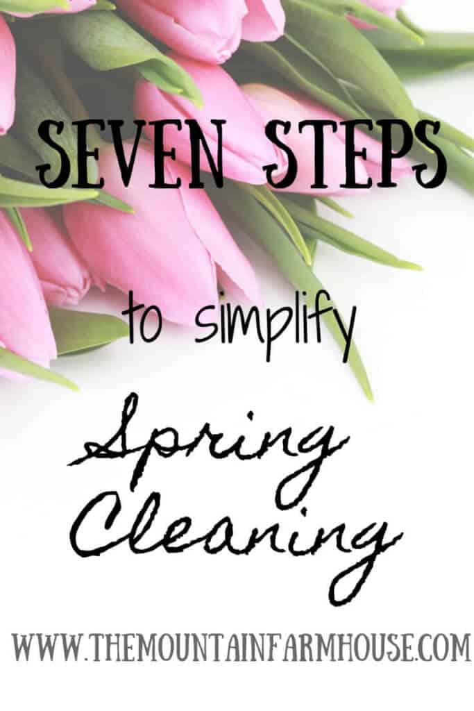 Seven steps to simplify Spring cleaning
