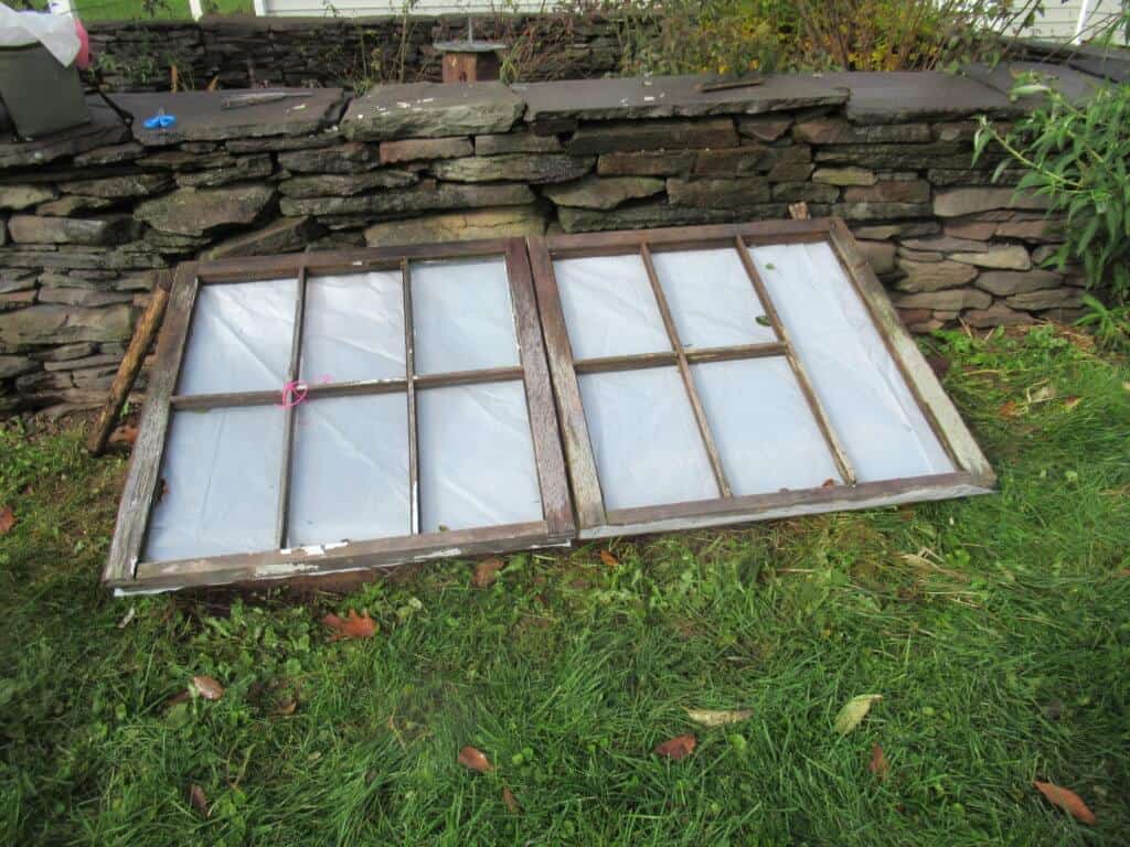 Cold frame closed